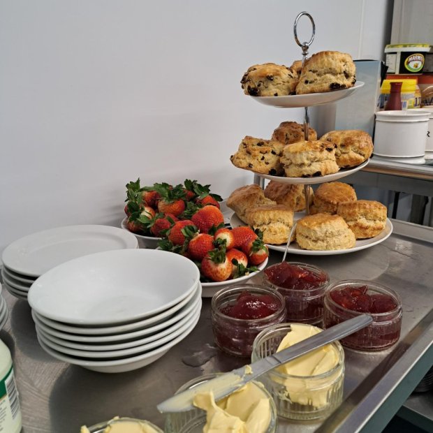 Haughgate House's afternoon tea